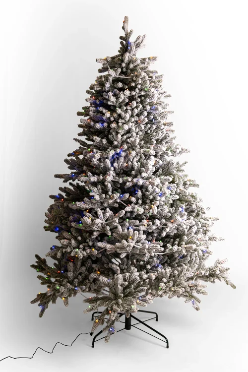 Artificial Christmas tree Greenland Light Snow 2 m